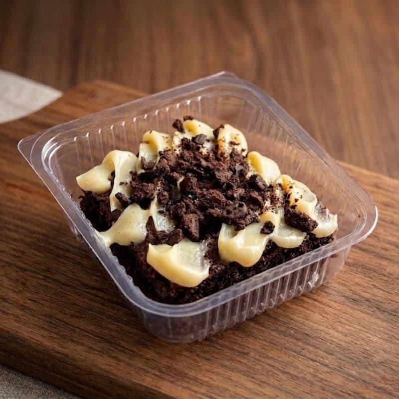 Brownie de pote de Oreo