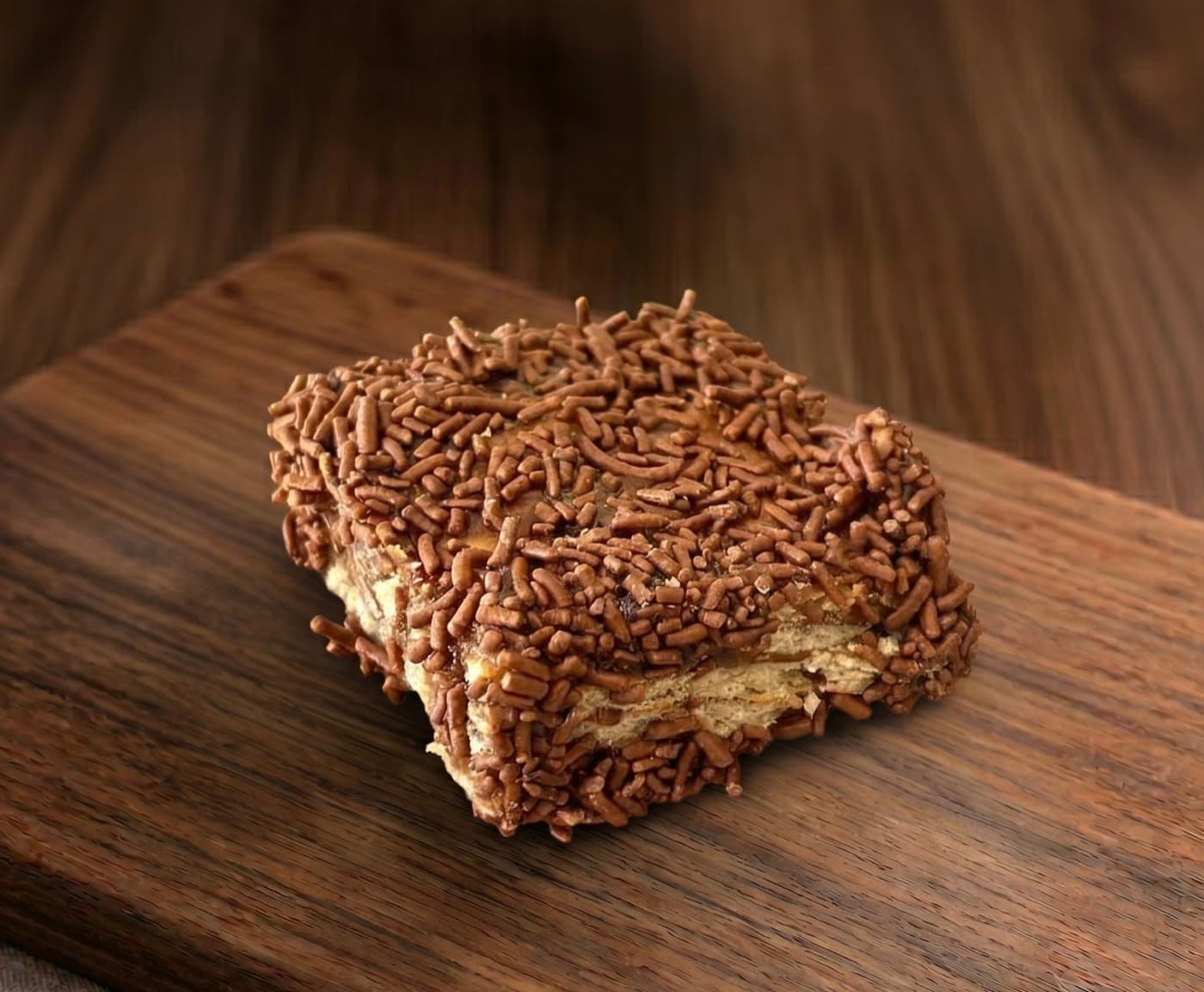Palha italiana de brigadeiro